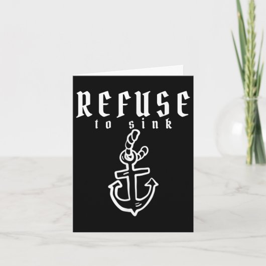 Weigeren om depressie te gooien Bewustheid van de  Kaart (Voorkant)