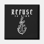 Weigeren om depressie te gooien Bewustheid van de  Magneet (Voorkant)