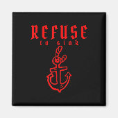 Weigeren om depressie te gooien Bewustheid van de  Magneet (Voorkant)