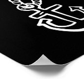 Weigeren om depressie te gooien Bewustheid van de  Poster (Hoek)