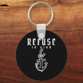 Weigeren om depressie te gooien Bewustheid van de  Sleutelhanger (Voorkant)