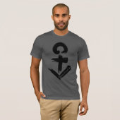 Weigeren om seksespecifieke anker te gooien t-shirt (Voorkant volledig)