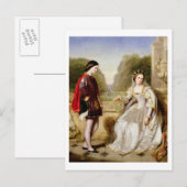 Weigering (olie op canvas) briefkaart (Voorkant / Achterkant)