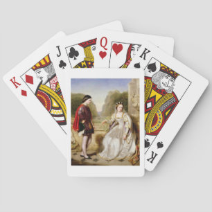 Weigering (olie op canvas) pokerkaarten