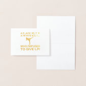 WEIGERING ZWARTE GORDEL FOLIE KAARTEN (Display)