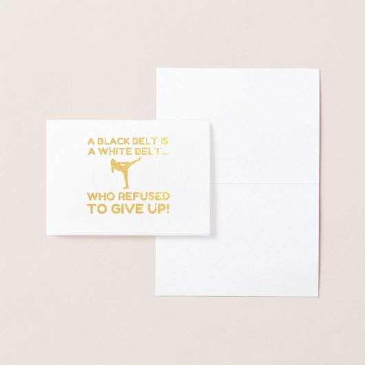 WEIGERING ZWARTE GORDEL FOLIE KAARTEN (Display)