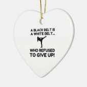 WEIGERING ZWARTE GORDEL KERAMISCH ORNAMENT (Links)