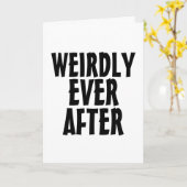 WEIGERLIJK OOIT NA HET WEDDING FUNNY WENSKAART KAART (Gele Bloem)