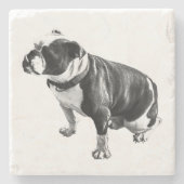 Weight Held in Stillness Stenen Onderzetter (Voorkant)