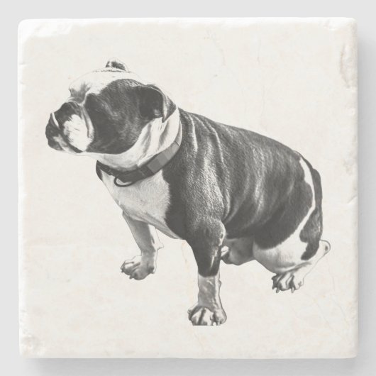 Weight Held in Stillness Stenen Onderzetter (Voorkant)