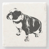 Weight in Stillness Stenen Onderzetter (Voorkant)