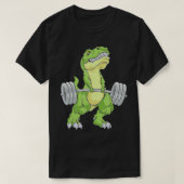 WEIGHT LIFT Dinosaur Funny gift T-shirt (Design voorkant)