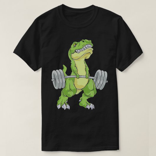 WEIGHT LIFT Dinosaur Funny gift T-shirt (Design voorkant)