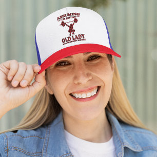 Weight Lifting Woman veronderstelt dat ik gewoon e Trucker Pet