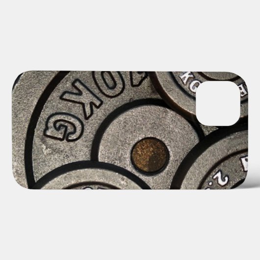 Weight Plate Phone Case (Achterkant (horizontaal))