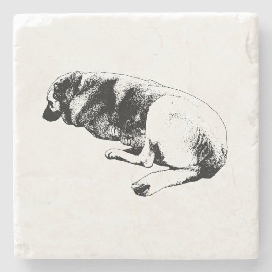 Weight Pressed Into Peace Stenen Onderzetter (Voorkant)