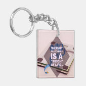 Weight Watchers is een Weigh of Life Sleutelhanger (Voorkant Links)