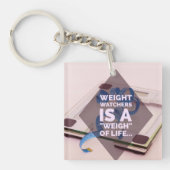 Weight Watchers is een Weigh of Life Sleutelhanger (Voorkant)