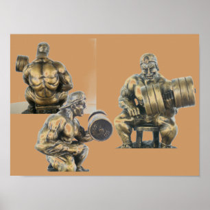 Weightlift Bodybuilder Poster