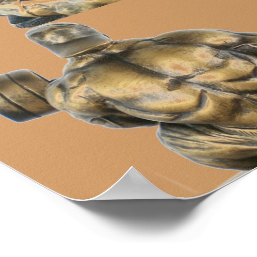 Weightlift Bodybuilder Poster (Hoek)