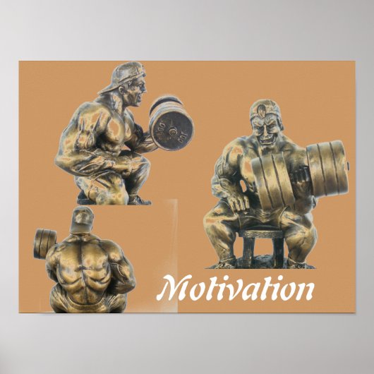 Weightlift Bodybuilder Poster (Voorkant)