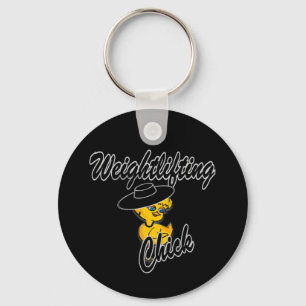 Weightlift Chick #4 Sleutelhanger