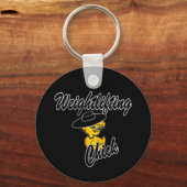 Weightlift Chick #4 Sleutelhanger (Voorkant)