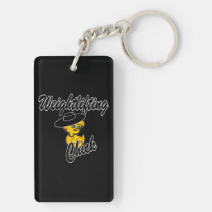 Weightlift Chick #4 Sleutelhanger