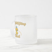 Weightlift Chick Matglas Koffiemok (Voorkant links)