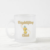 Weightlift Chick Matglas Koffiemok (Links)