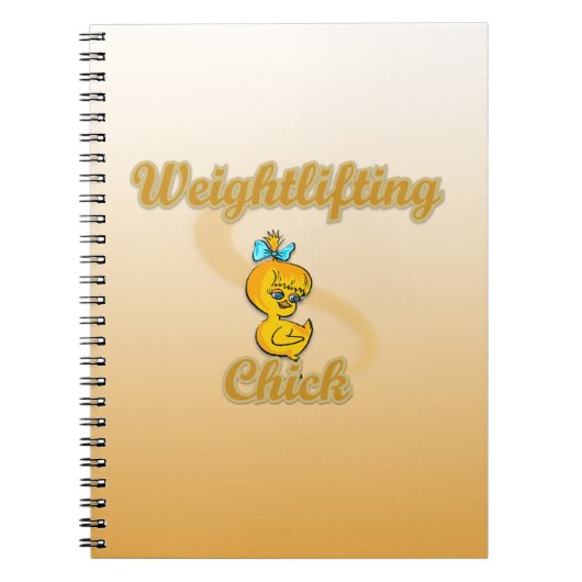 Weightlift Chick Notitieboek (Voorkant)