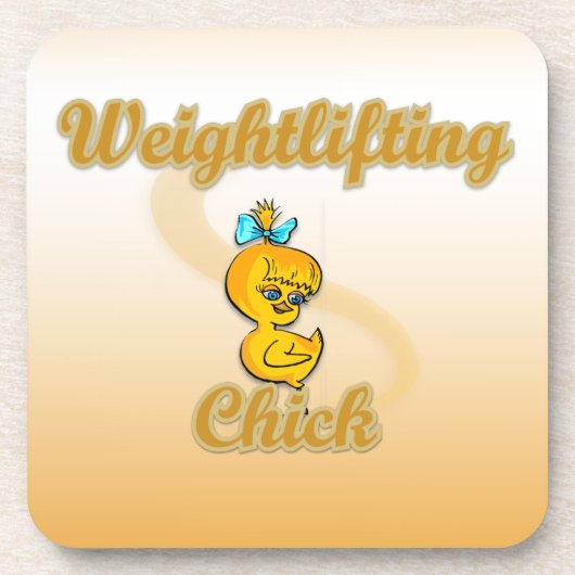 Weightlift Chick Onderzetter (Voorkant)