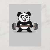 Weightlift Panda Briefkaart (Voorkant)