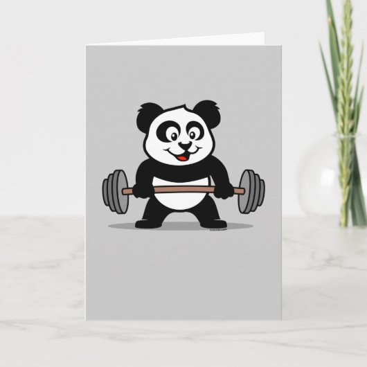 Weightlift Panda Kaart (Voorkant)