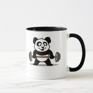 Weightlift Panda Mok