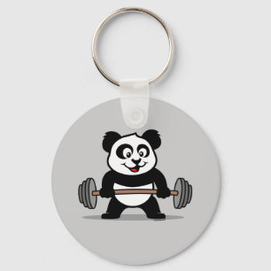 Weightlift Panda Sleutelhanger