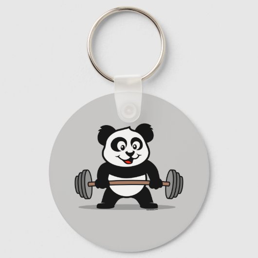 Weightlift Panda Sleutelhanger (Voorkant)