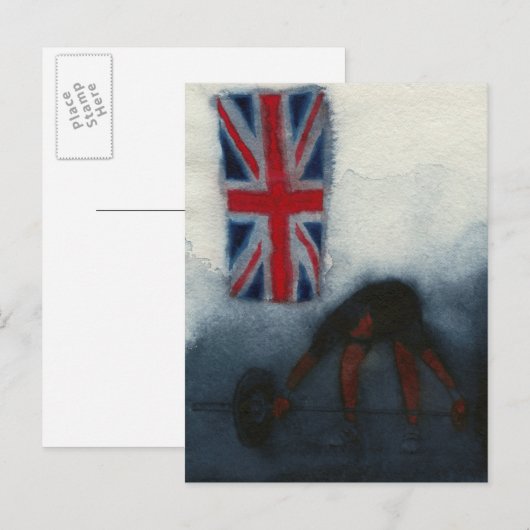 Weightlifter 2010 briefkaart (Voorkant / Achterkant)