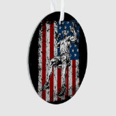 Weightlifter Dumbbell Shouler Press Ornament (voorkant)