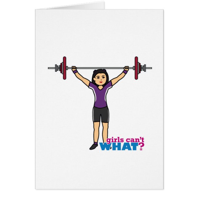 Weightlifter Girl - Medium (Voorkant)