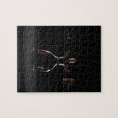 Weightlifter-jergewicht Legpuzzel (Horizontaal)