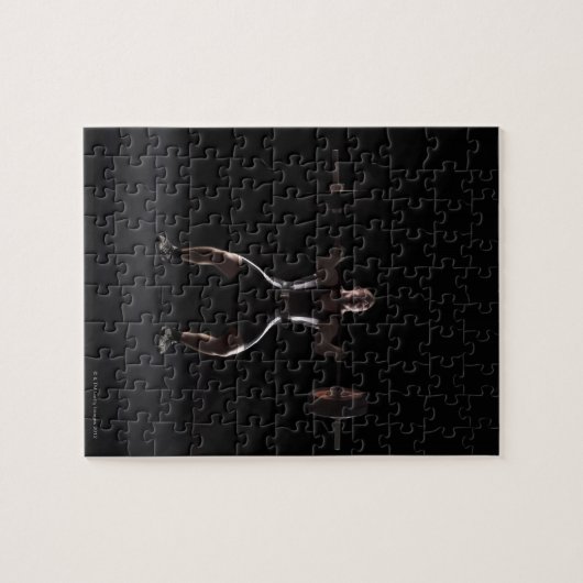 Weightlifter-jergewicht Legpuzzel (Horizontaal)