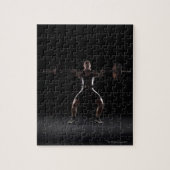 Weightlifter-jergewicht Legpuzzel (Verticaal)