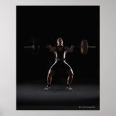 Weightlifter-jergewicht Poster (Voorkant)