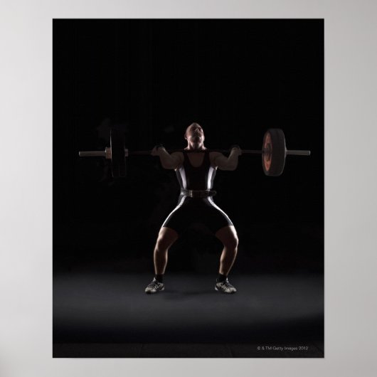 Weightlifter-jergewicht Poster (Voorkant)