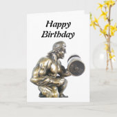 Weightlifter Kaart (Gele Bloem)