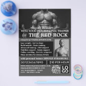 Weightlifter, Personal trainer, Gym Advertising Flyer (Enkel)