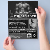 Weightlifter, Personal trainer, Gym Advertising Flyer (Hand)