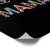 Weightlifting Mama Women Gift - Funny Weightlifter Poster (Hoek)