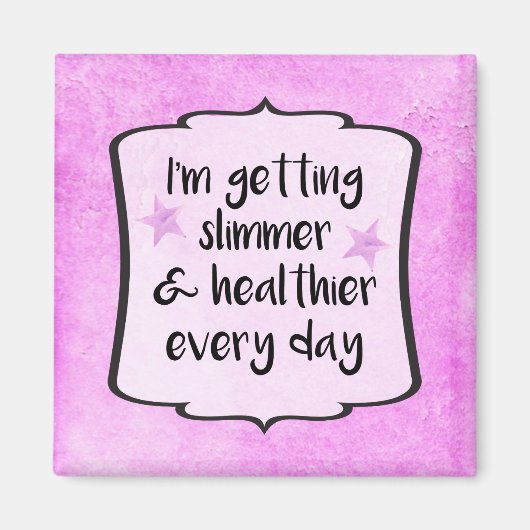 Weightloss Diet Success Motivation Award Magneet (Voorkant)